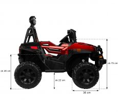 Дитячий електромобіль Caretero (Toyz) Timus Red